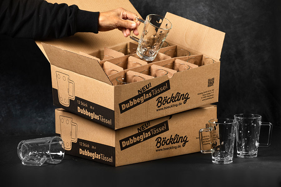 Dubbeglas Tässel Karton