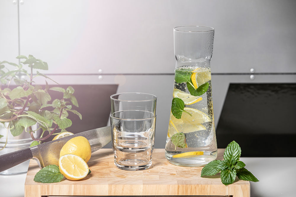 Stimmungsfoto Aqua Karaffe