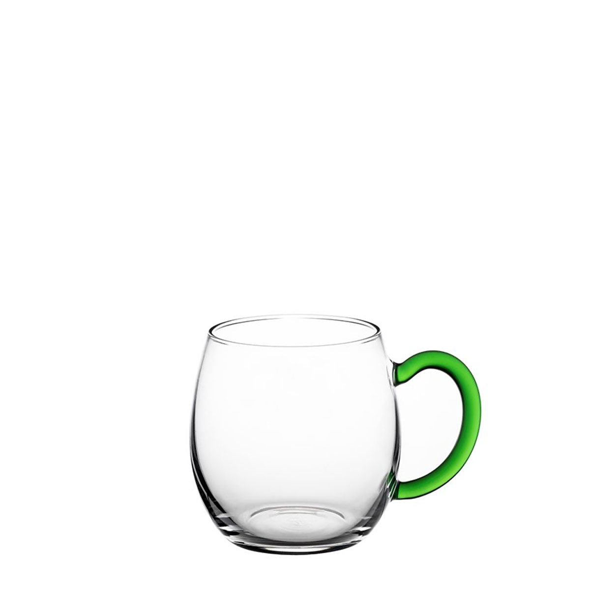 Weinseidel grüner Henkel Klarglas