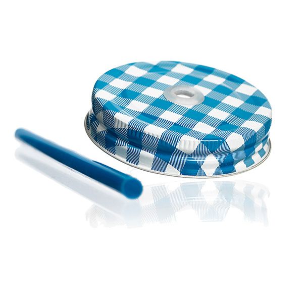 Country Jar blau Deckel