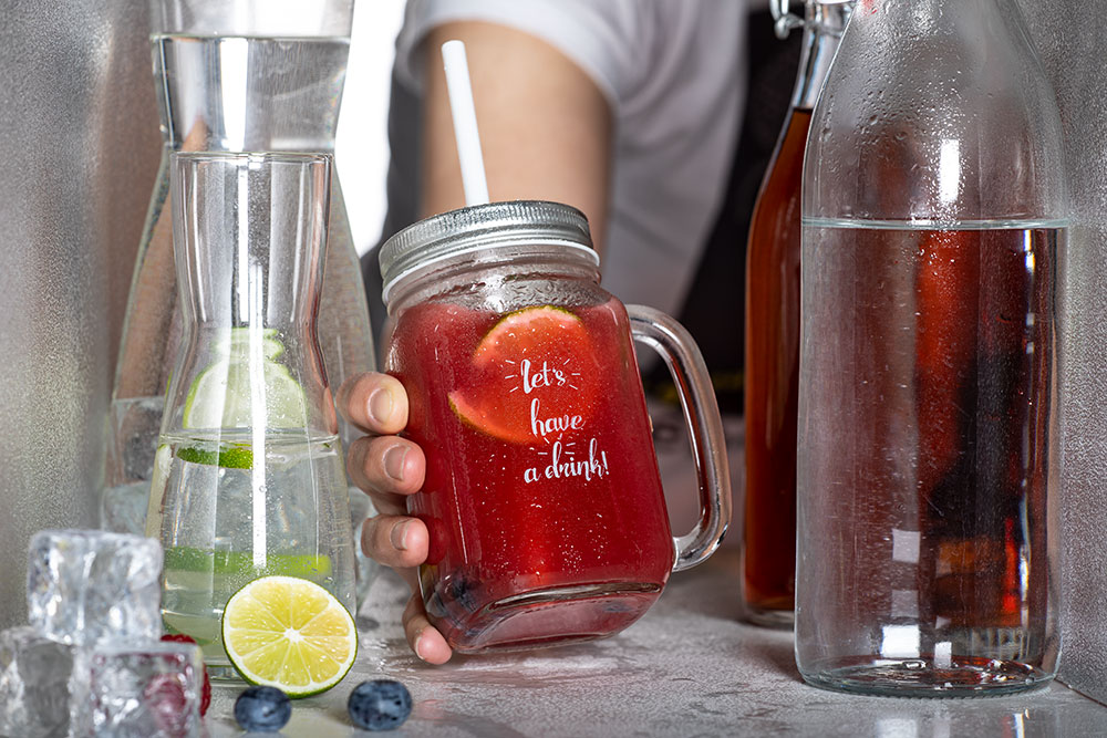 Stimmungsfoto Country Jar silber