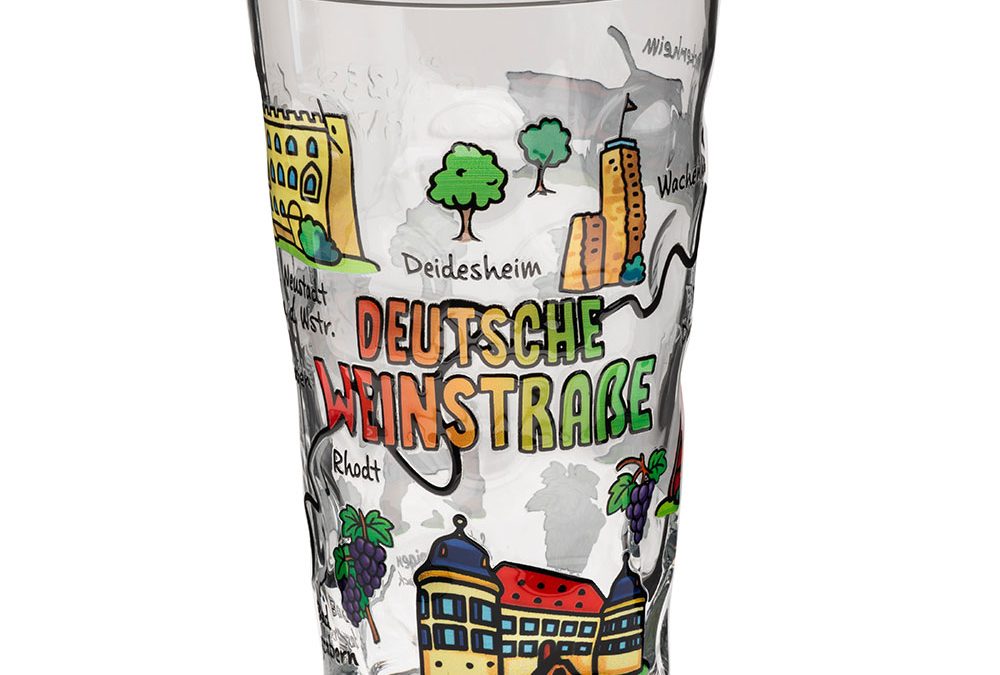 Dubbeglas „Deutsche Weinstraße“